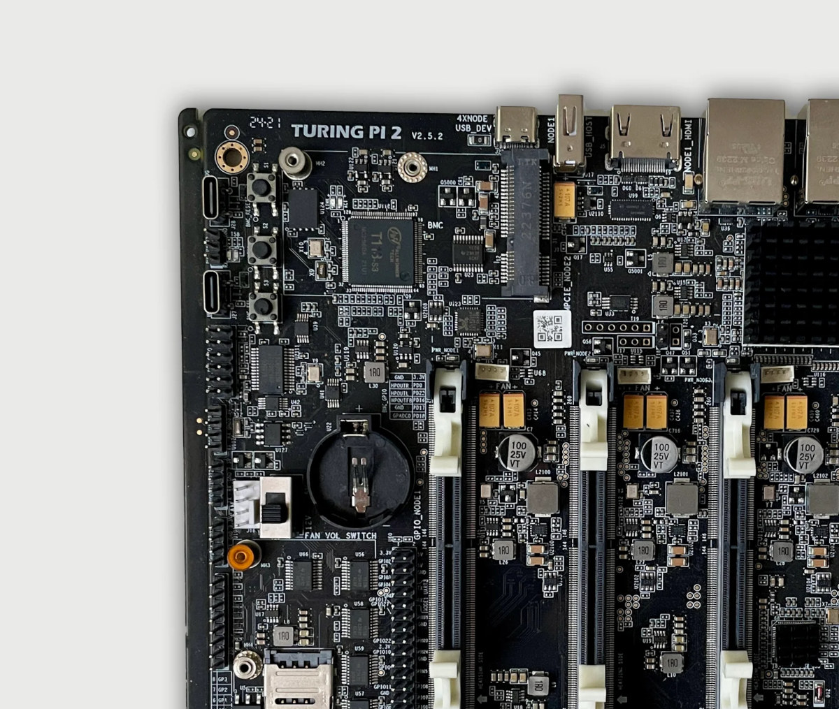 Turing Pi 2.5 mini-ITX cluster board for system-on-modules launched ...