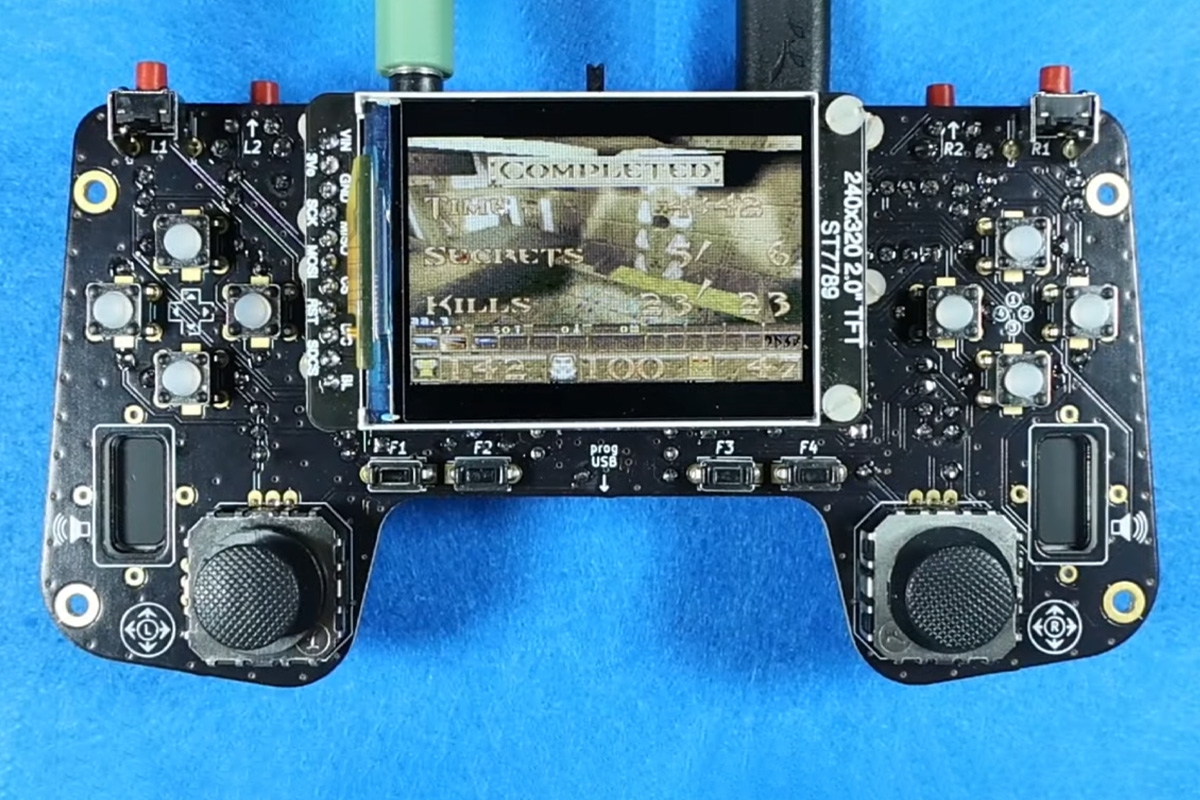 Arduino Nano Matter gamepad board