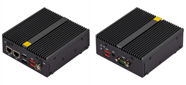 GIGAIPC QBiX ADNAN97 A1 industrial PC front and back