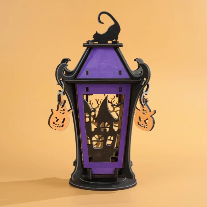 Halloween lantern laser cutting