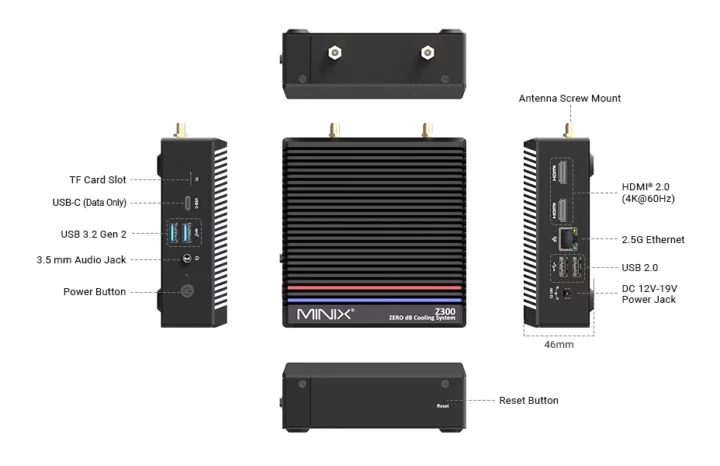 Miniordenador Intel Core i3-N300