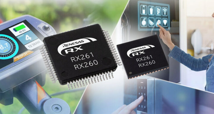 Renesas RX260 RX261 RXv3 microcontrollers