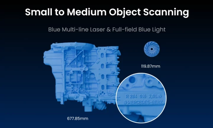 Revopoint MetroX 3D Scanner accuracy