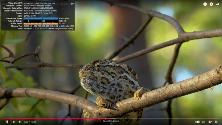 GEEKOM GT1 Mega YouTube 4K 30 FPS Firefox Windows 11