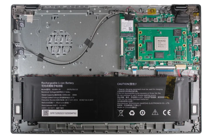 GenBook RK3588 modular laptop motherboard