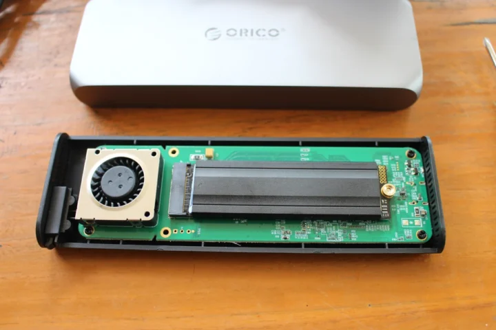 ORICO COM2-T3 NVMe SSD cooling solution