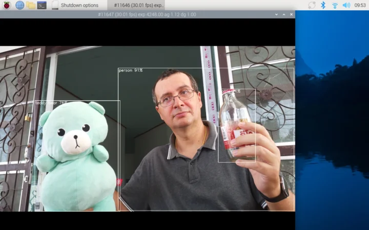 Raspberry Pi AI HAT+ Yolov8 object detection