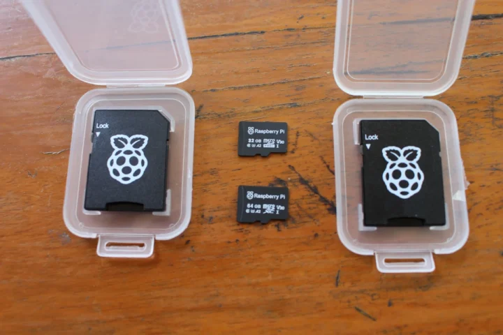 Raspberry Pi Class A2 microSD cards 32GB 64GB