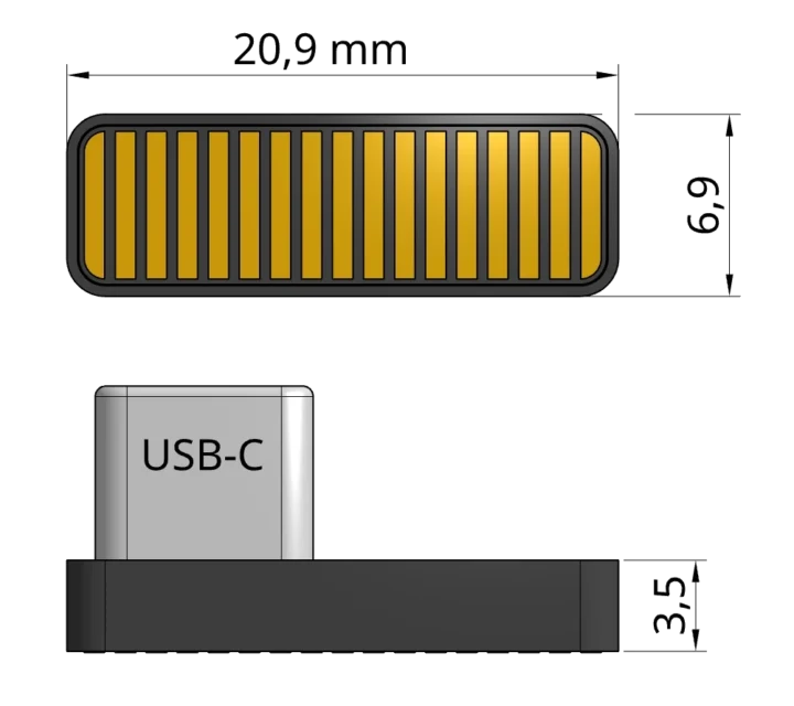 SoundSlide USB-C capacitive touch volume control