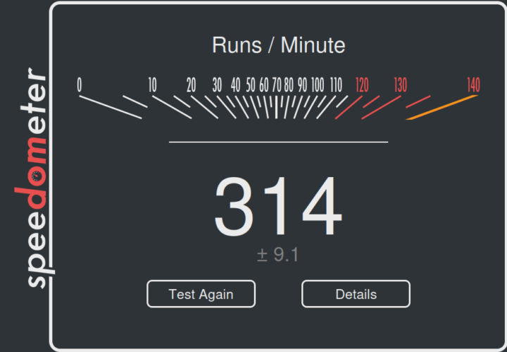 T0-FP750 Mini PC Speedometer 2.0 Firefox