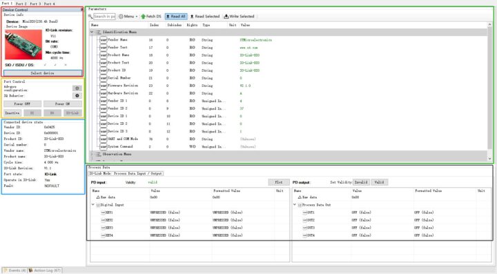 TEConcept IO-Link Control Tool Software