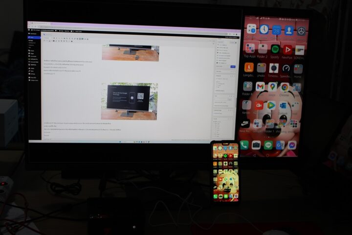 Dual device single monitor Miracast HDMI