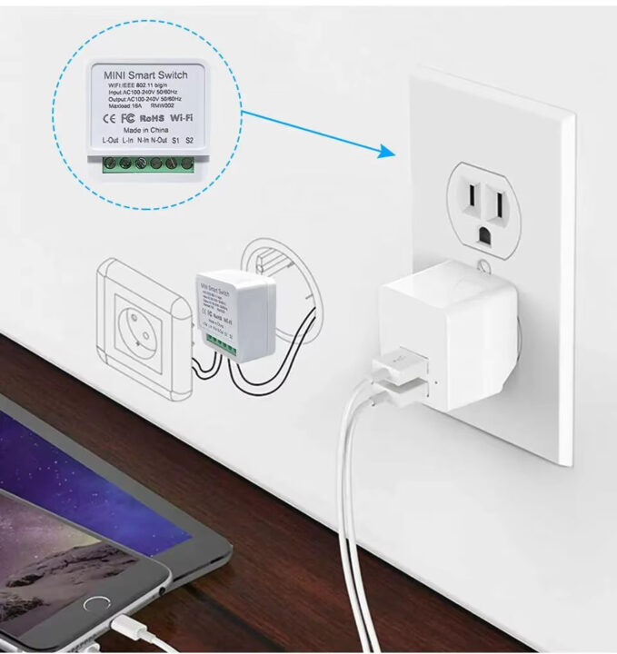 GBEE mini wi fi smart switch placement