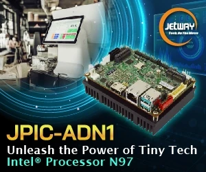 Jetway JPIC-ADN1 Intel N97 fanless industrial SBC