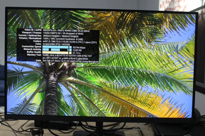 KTC A32Q8 Google TV Monitor YouTube 4K 60FPS