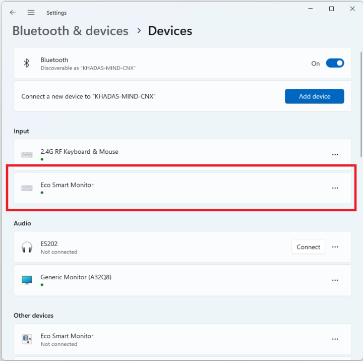 KTC A32Q8 Windows 11 Bluetooth Input Audio