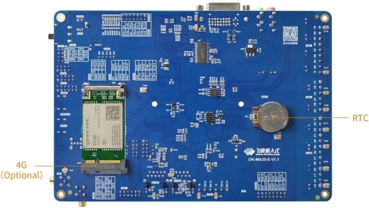 Nuvoton Numicro MA35D1 SBC 4G LTE RTC