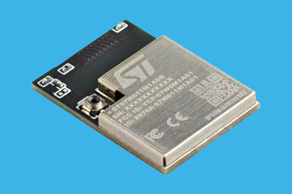 STMicro ST67W611M1 Wi Fi 6, Bluetooth, Matter module