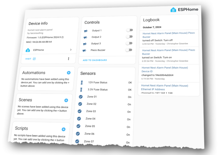 ESPHome integrated