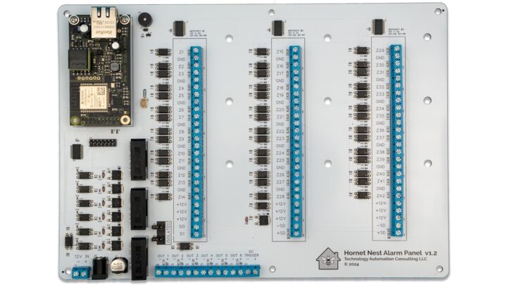 Hornet Nest Alarm Panel ESP32-based home security device