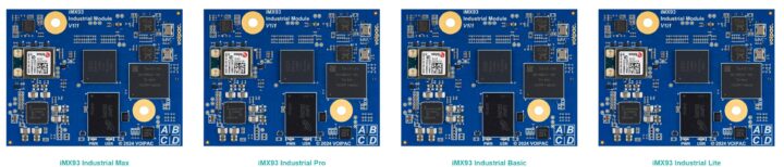 iMX93 Max, Pro, Basic, and Lite modules