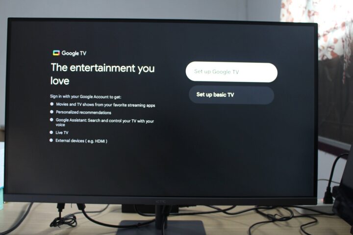 set up google TV