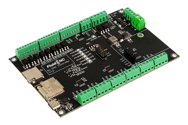 6x CNC is A FluidNC-compatible CNC controller