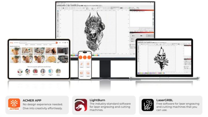 ACMER App LightBurn Laser Engraver Program