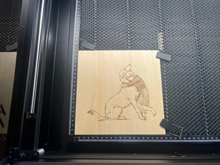 ACMER P3 48W Laser Engraver Basswood Plywood