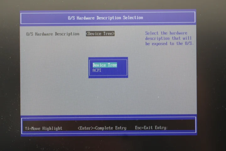 EDK2 BIOS Device Tree vs ACPI