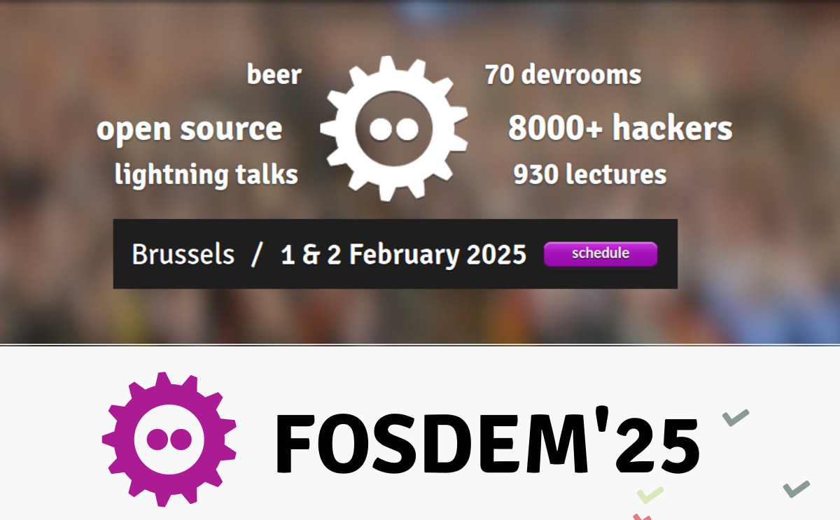 FOSDEM 2025 Schedule Embedded