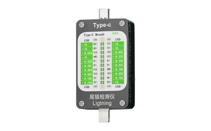 USB-C Lightning tester