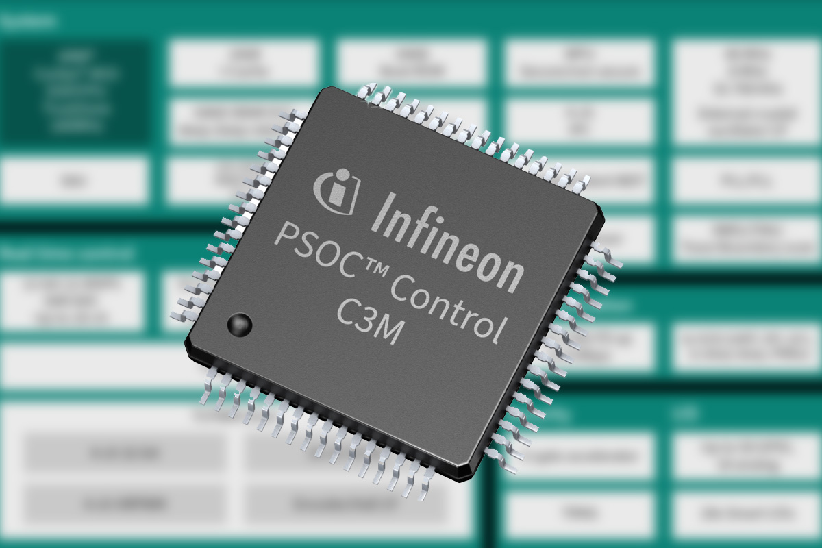 infineon PSOC Control C3 MCU for for Motor Control and Power Conversion