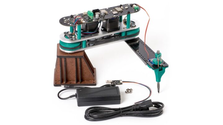 Tobor open-source robotic arm platform with pen plotter toolhead