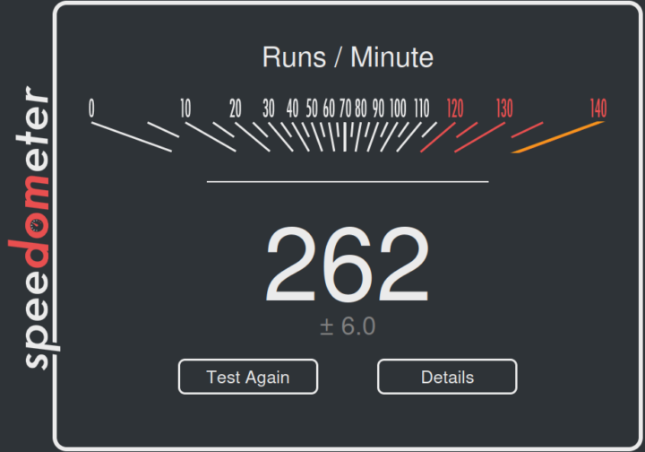 GEEKOM A6 Speedometer 2.0 test firefox linux