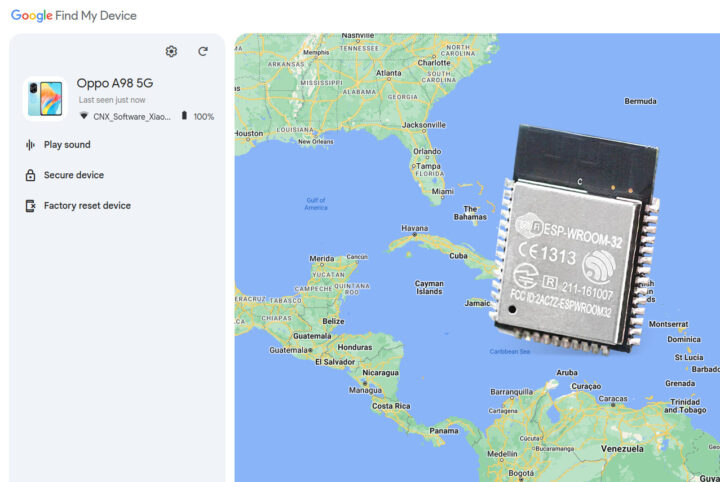 Google Find My Device ESP32