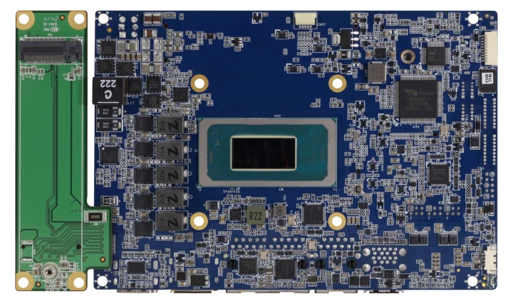 Intel Core Ultra 5/7 Meteor Lake SBC bottom side