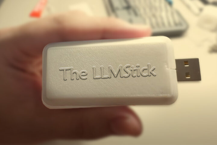 LLMStick is aportable plug-and-play AI device