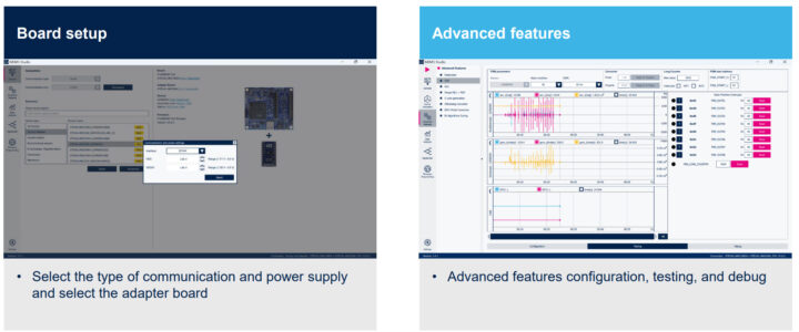 MEMS Studio software main functionalities