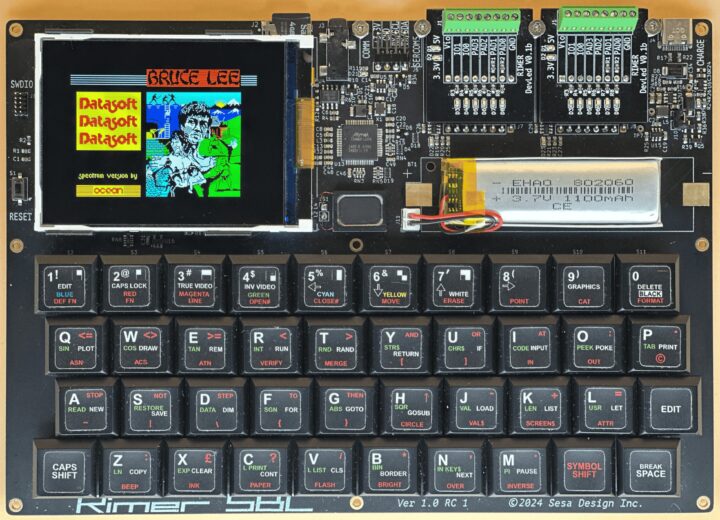 Original design with ZX Spectrum layout