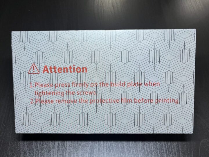 Saturn 4 Ultra 16K Build Plate Warning