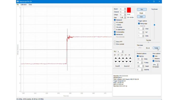 Haasoscope Pro Qt software