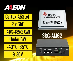 AAEON SRG-AM62 industrial IoT gateway