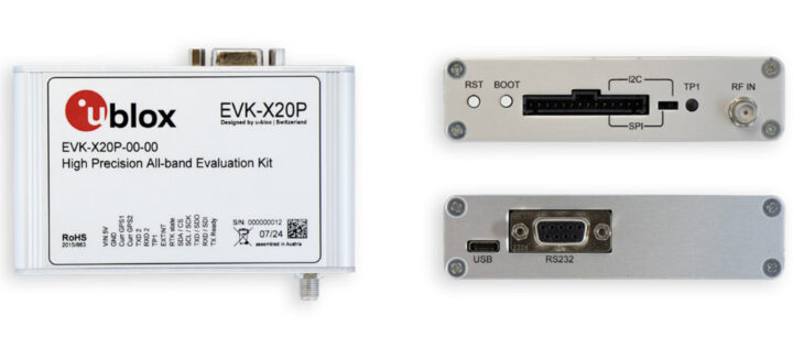 EVK-X20P u-blox X20P high precision GNSS evaluation kit