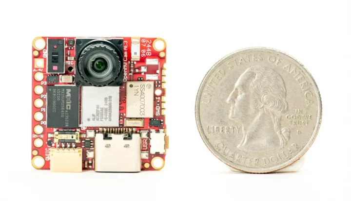 OpenMV AE3 Alif Ensemble E3 edge AI camera board