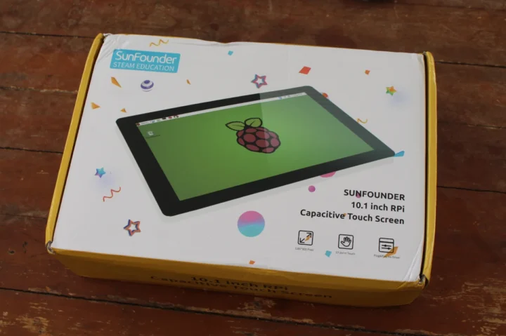 SunFounder 10.1 inch RPi Capacitive Touch Screen package