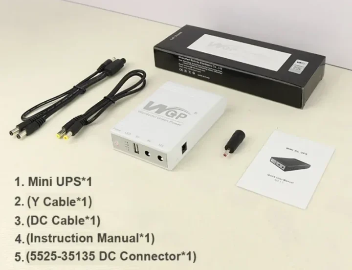 WPG103A package content