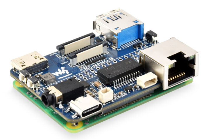 Waveshare CM5-NANO-B: compact Raspberry Pi CM5 carrier board with CM5